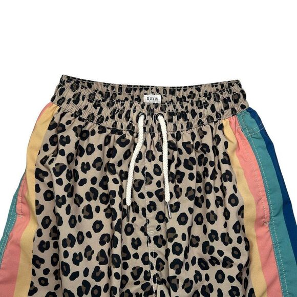Duvin Boy's Cheetah Disco Swim Shorts - Picture 3 of 10